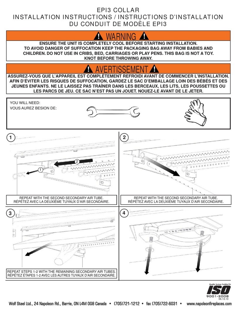 Napoleon EPI3 User manual