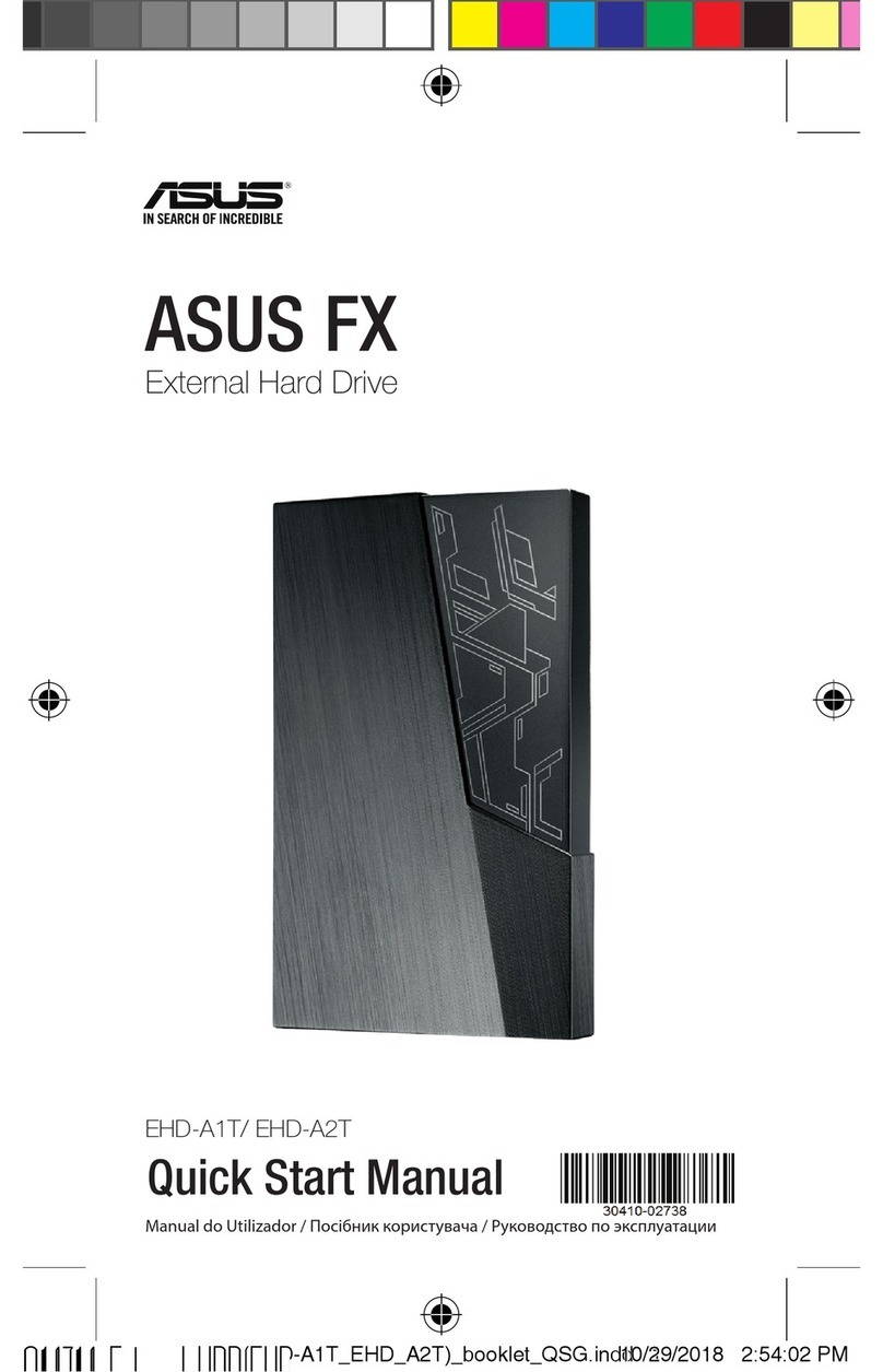 Asus EHD-A1T Instruction manual