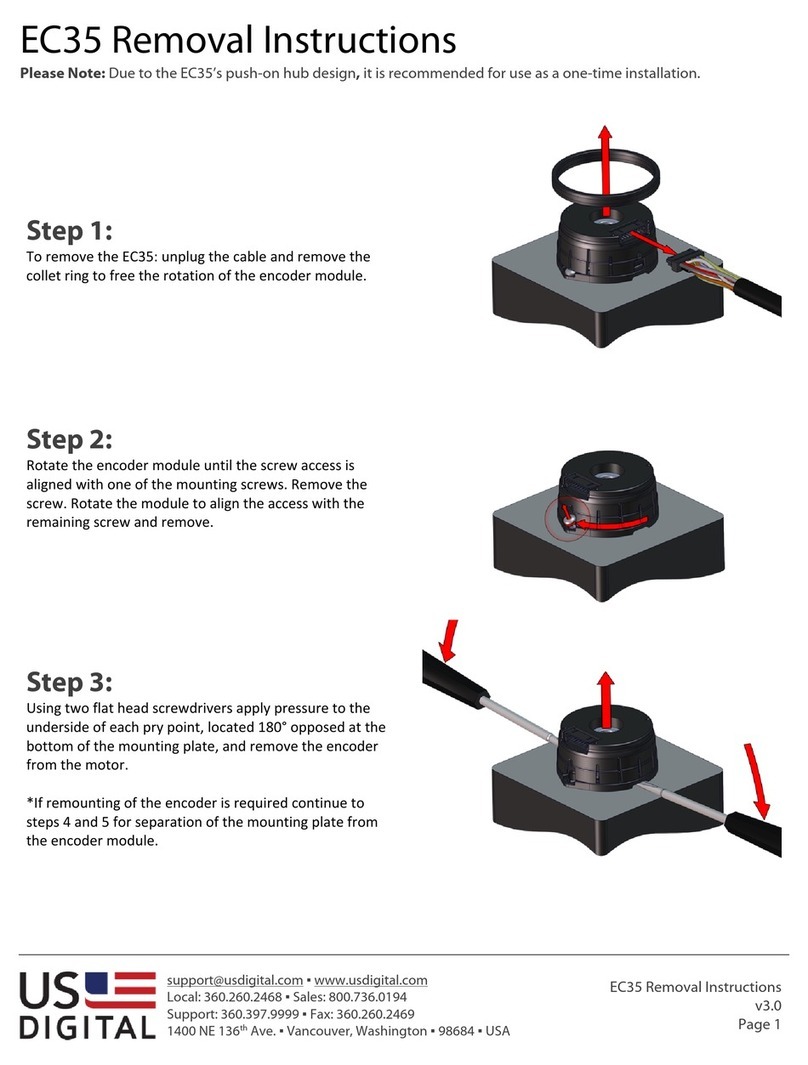 US Digital EC35 Removal Instructions