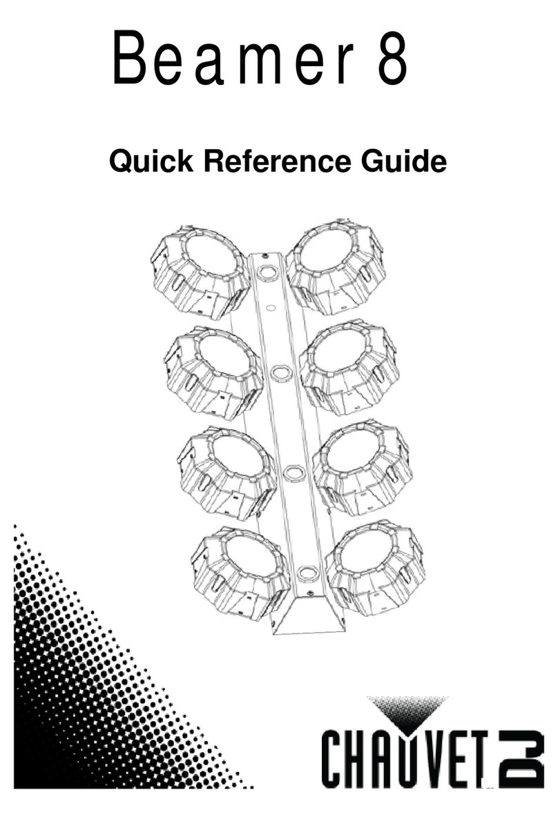 Chauvet DJ Beamer 8 Quick reference guide