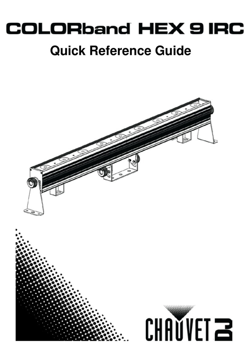 Chauvet DJ COLORband HEX 9 IRC User manual