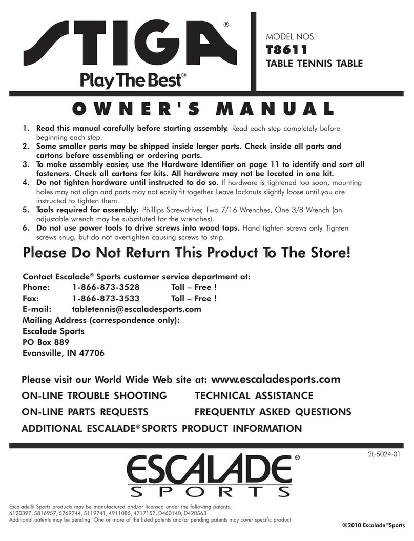 Stiga T8611 User manual