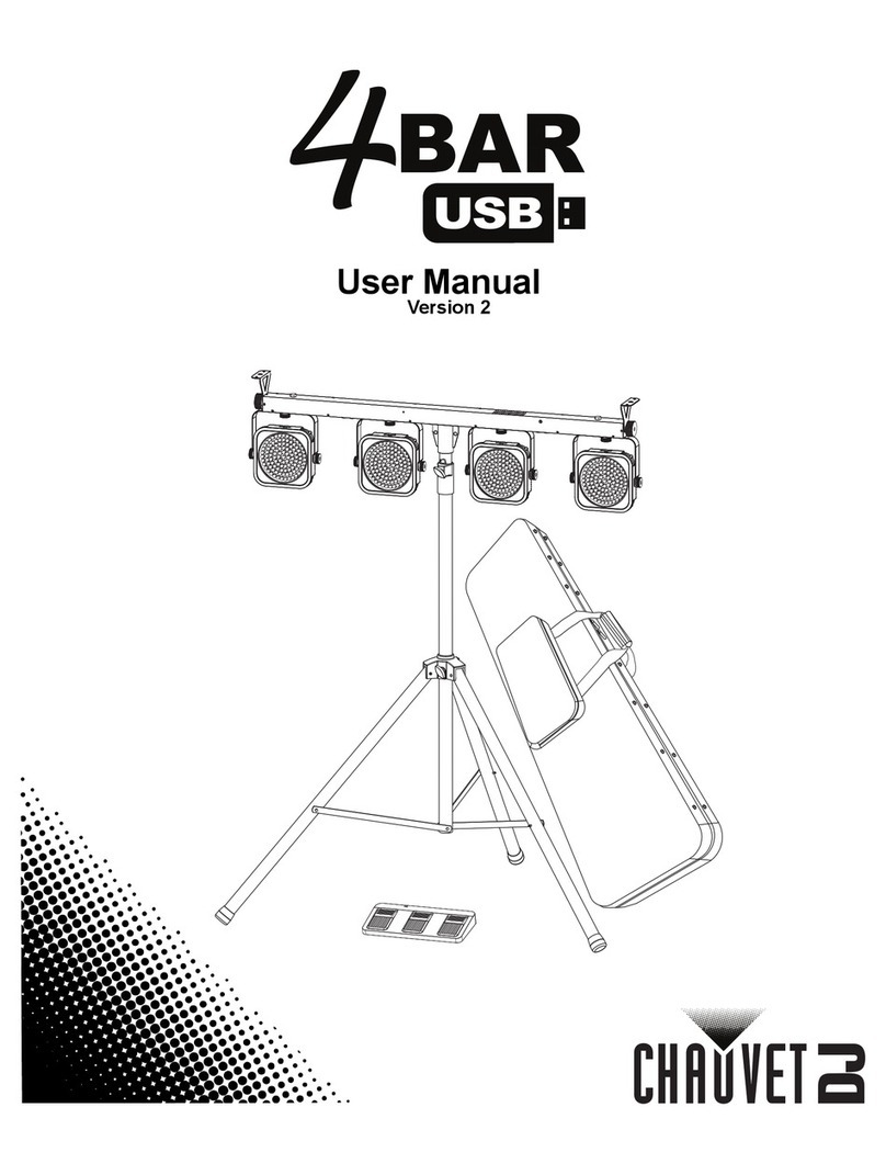 Chauvet DJ 4BAR USB user manual