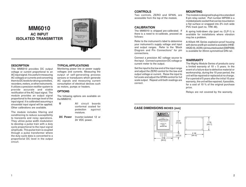 Mighty Module MM6010 User manual