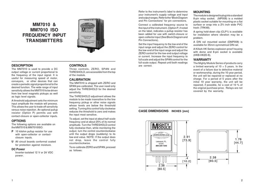 Mighty Module MM7010 manual