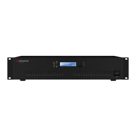 Monacor STA-1000DSP User manual