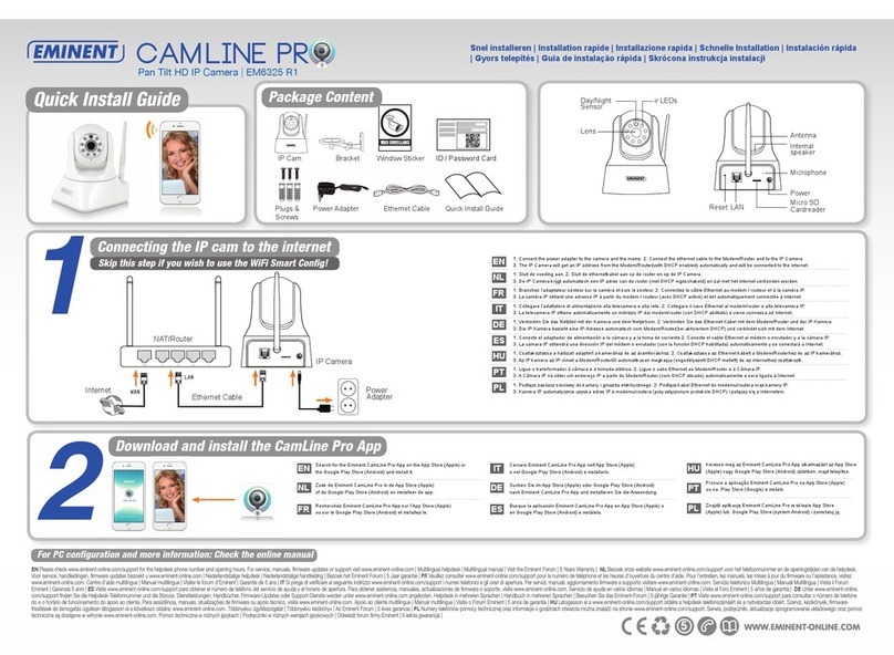 Eminent camline pro EM6325 R1 User manual