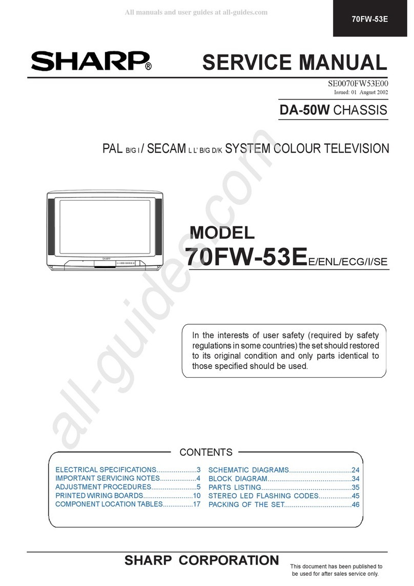 Sharp 70FW-53I User manual
