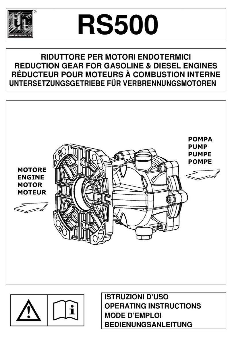 Interpump RS500 User manual