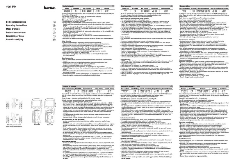Hama Uni 2/4 operating instructions