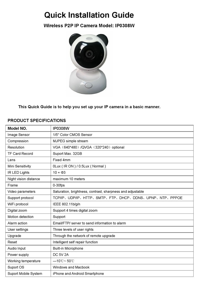 GLOBAL Export Import IP0308W Quick installation guide