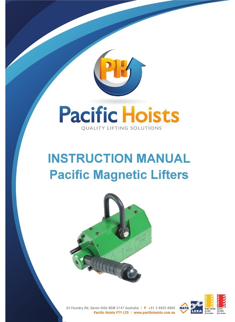 Pacific Hoists PML-1 instruction manual