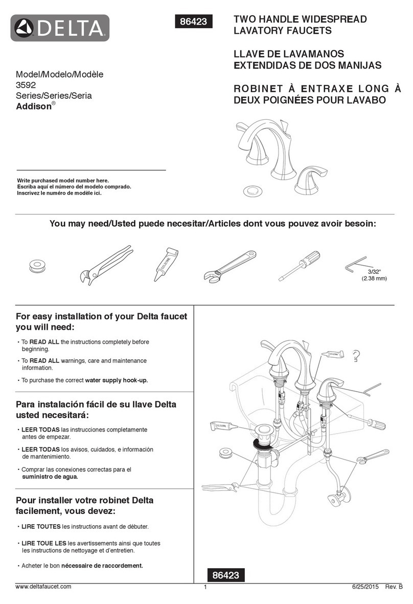 Delta 3592 Series User manual Delta 3592 Series User manual