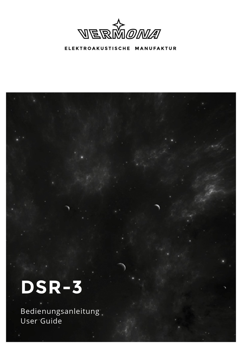 Vermona DSR-3 user guide