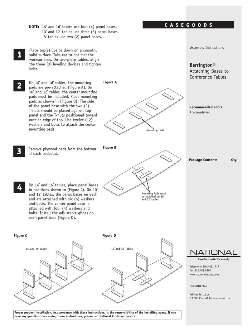 National Barrington User manual National Barrington User manual