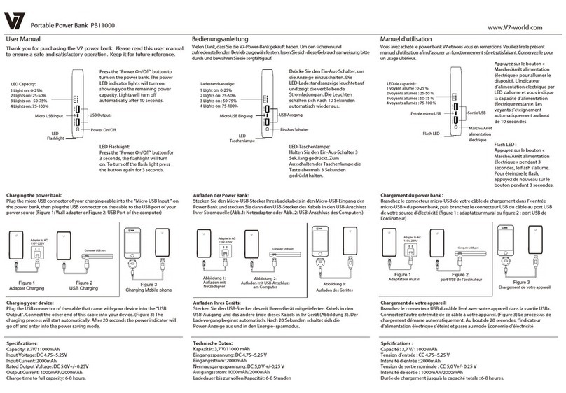 V7 PB11000 user manual