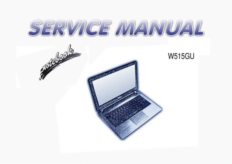 Clevo W515GU Service manual