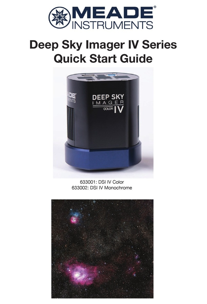 Meade Deep Sky Imager Color IV Series quick start guide