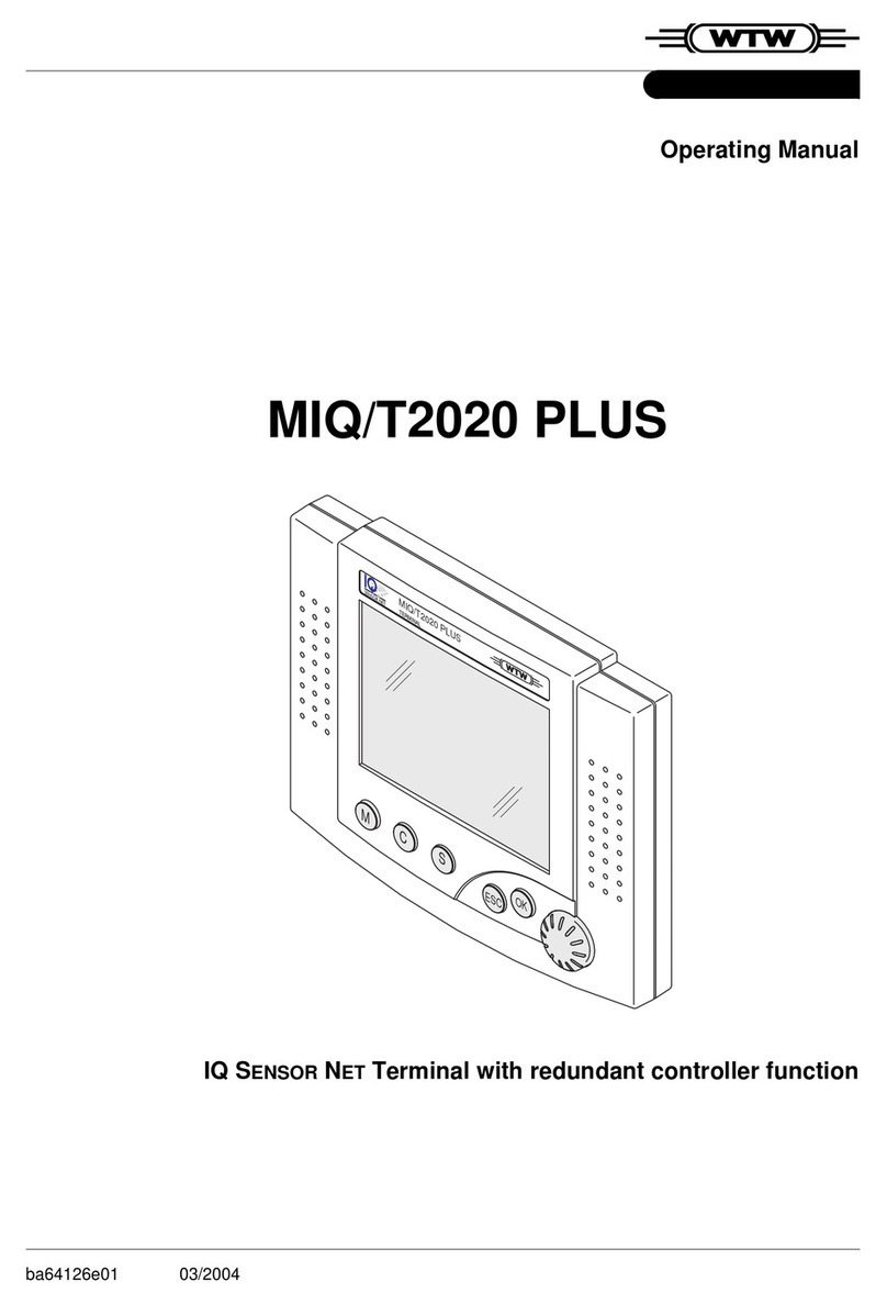 wtw MIQ/T2020 PLUS operating manual