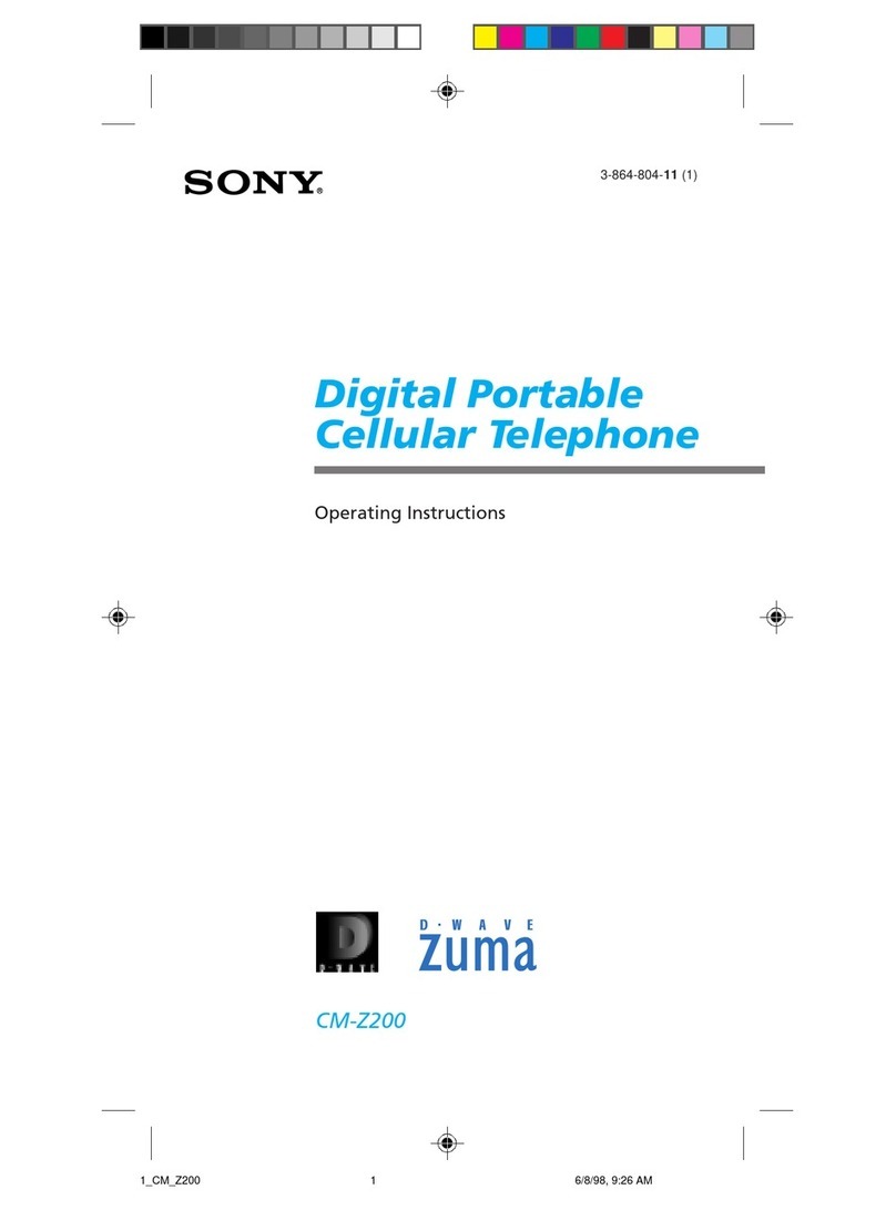 Sony D-Wave Zuma CM-Z200 User manual
