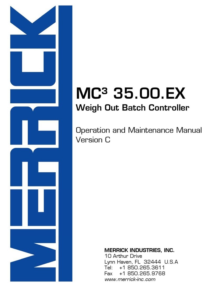 MERRICK MC3 35.00.EX Operation and maintenance manual