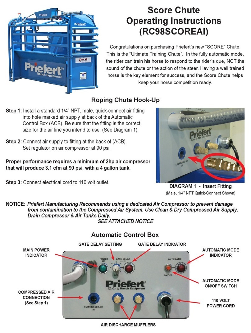 Priefert RC98SCOREAI operating instructions