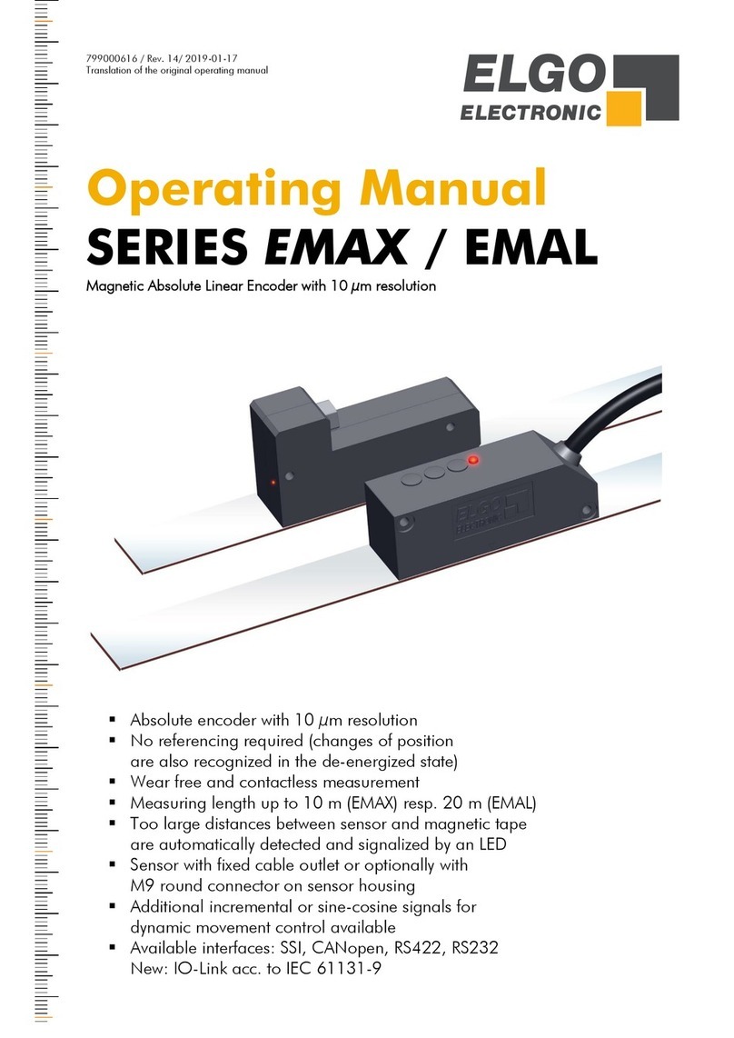 Elgo EMAX Series operating manual