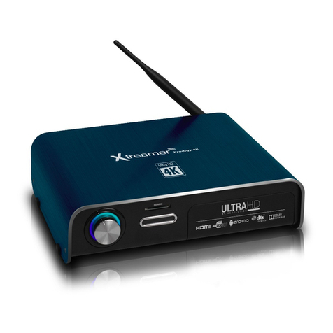 Xtreamer Prodigy 4K User manual Xtreamer Prodigy 4K User manual