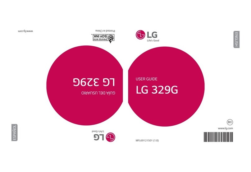 LG 329G User manual