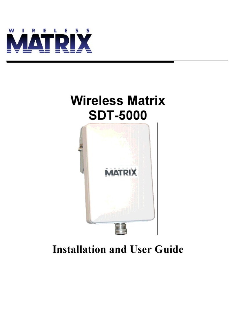 Wireless Matrix SDT-5000 User manual