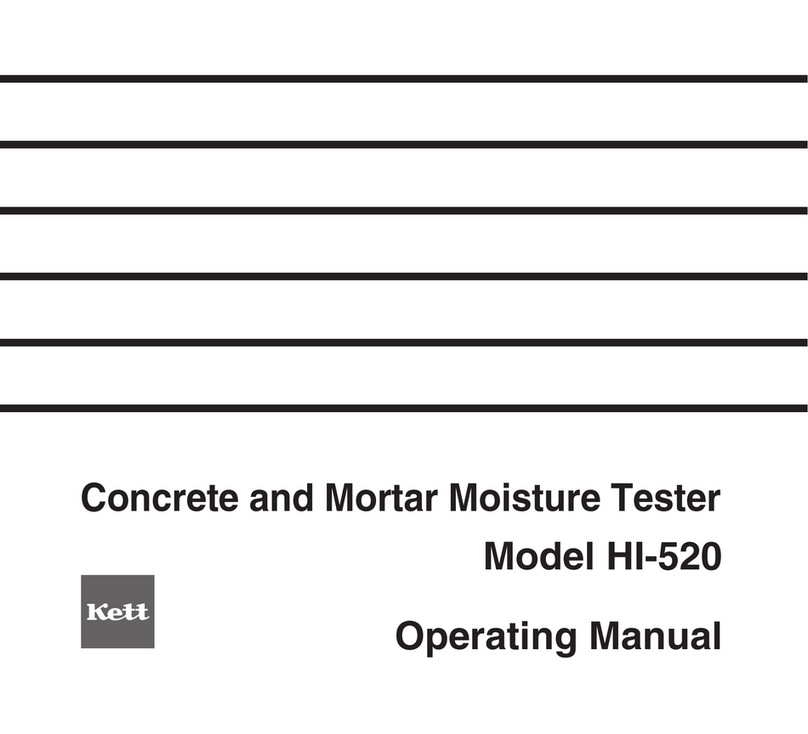 Kett HI-520 operating manual
