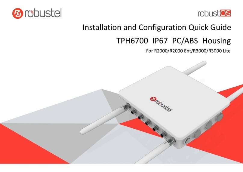 Robustel TPH6700 Installation and configuration quick guide Robustel TPH6700 Installation and configuration quick guide