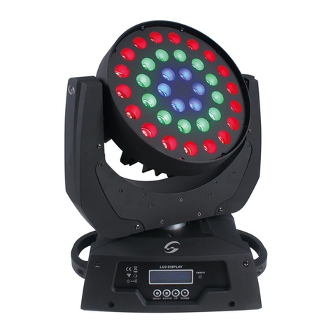 Sound Sation MHL-10W-36-RGBW User manual Sound Sation MHL-10W-36-RGBW User manual