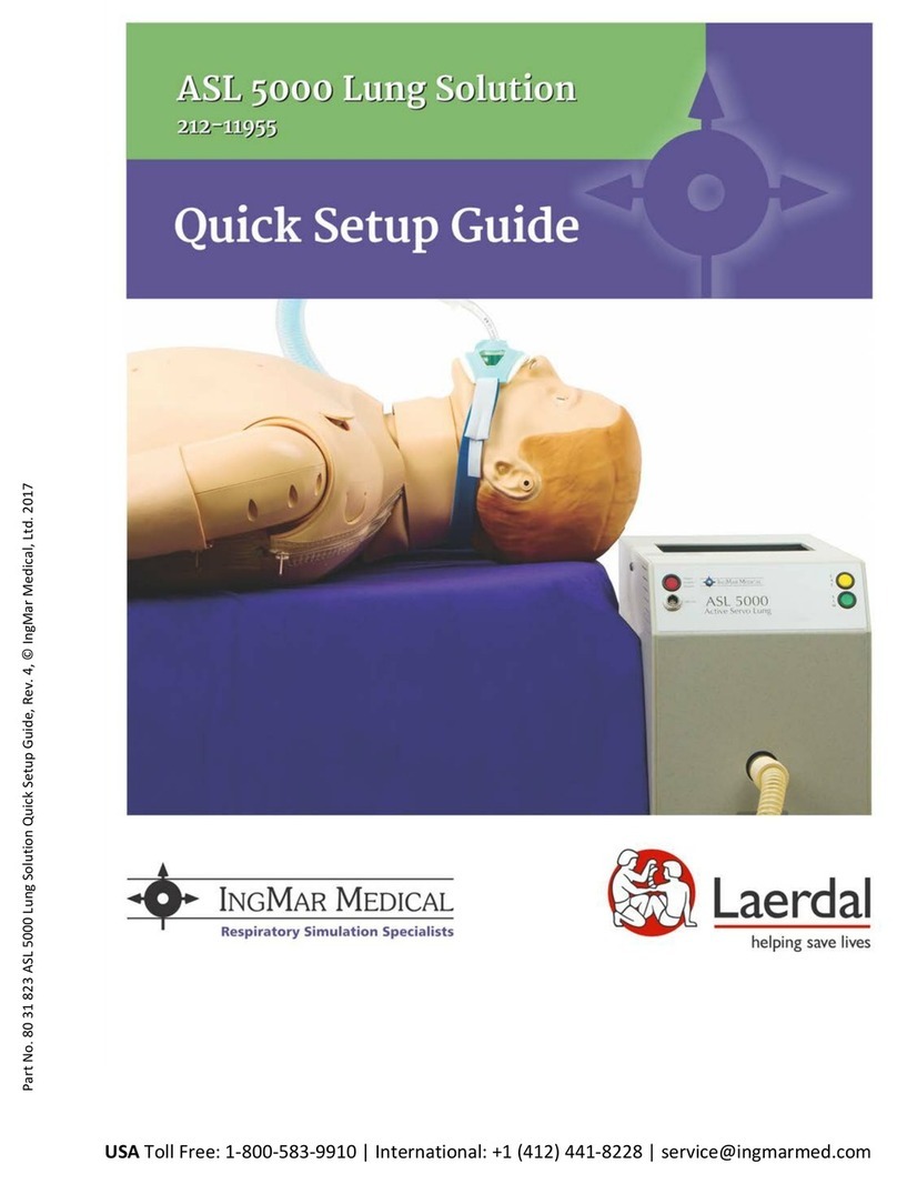 IngMar Medical ASL 5000 Quick setup guide