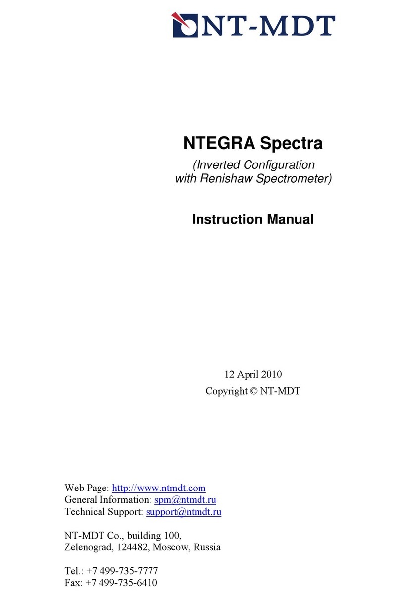 NT-MDT NTEGRA Spectra instruction manual