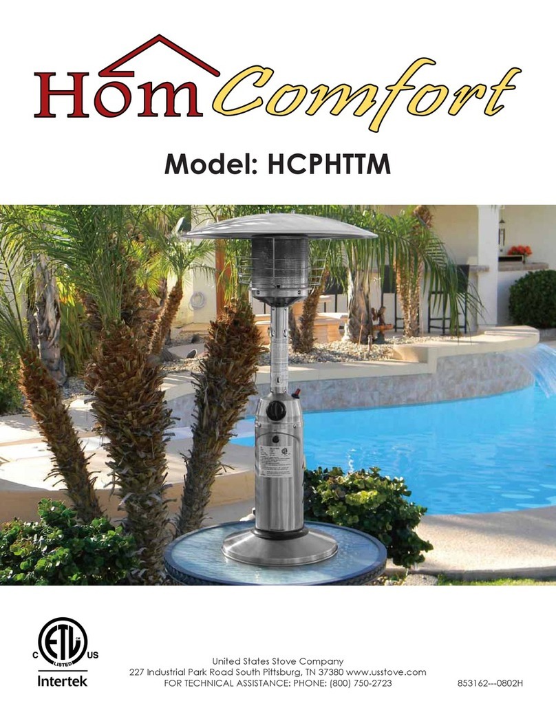 HomComfort HCPHTTM User manual