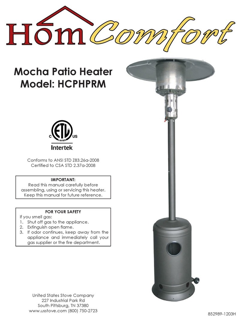 HomComfort HCPHPRM manual