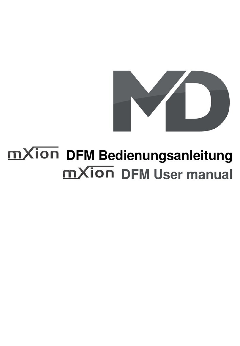 MD mXion DFM User manual