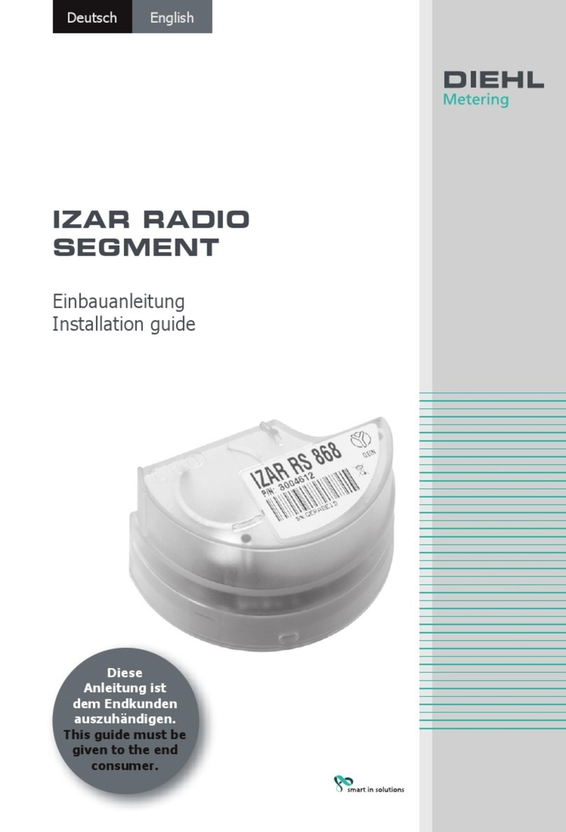 Diehl Metering IZAR Series User manual