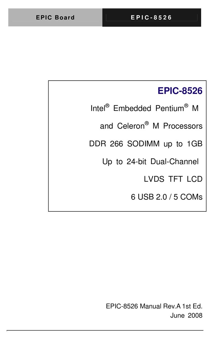 Aaeon EPIC-8526 manual