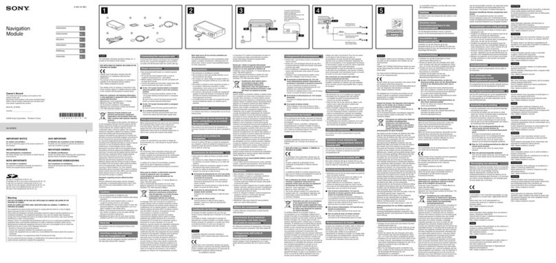 Sony XA-NV400 instructions