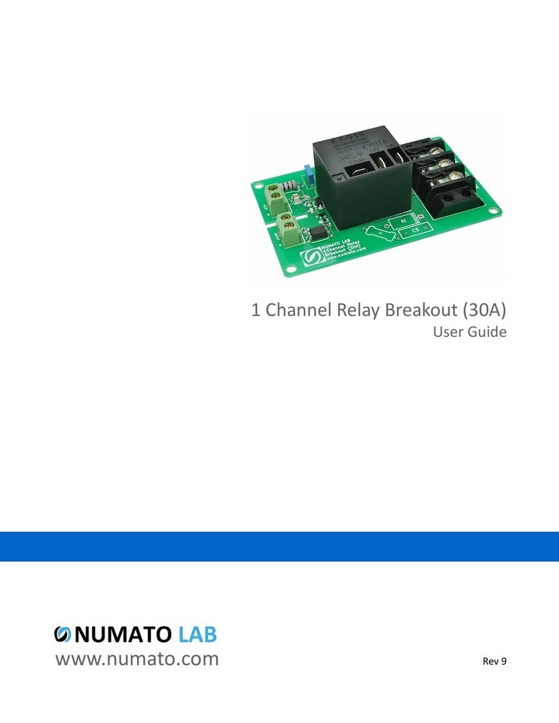 Numato Lab 1 Channel Relay breakout user guide