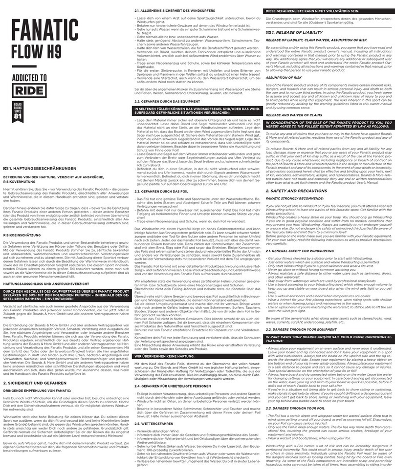 Fanatic flow h9 User manual