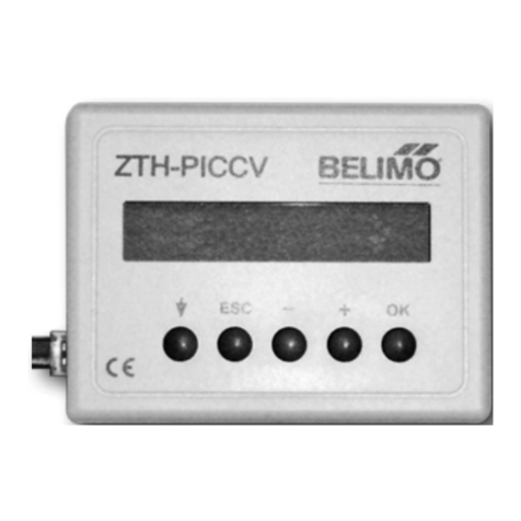 Belimo ZTH-PICCV operating instructions