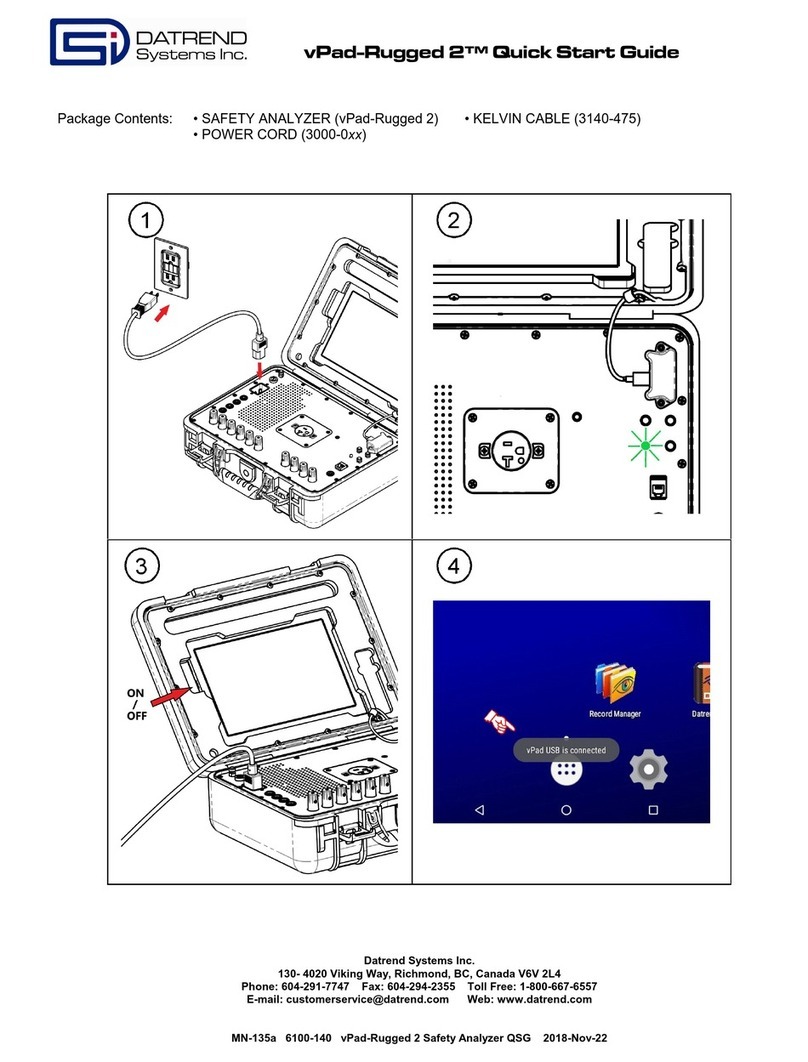 DATREND Systems vPad-Rugged 2 quick start guide