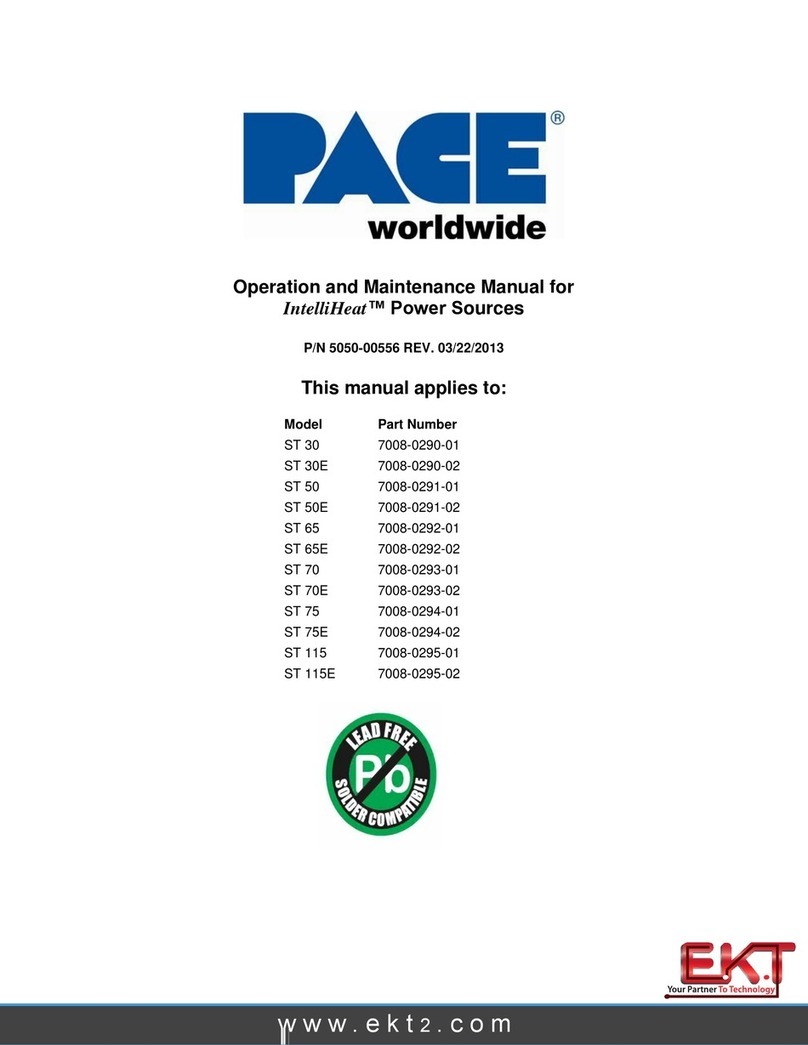 Pace IntelliHeat ST 30E Operation and maintenance manual Pace IntelliHeat ST 30E Operation and maintenance manual