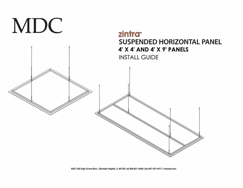 Zintra Suspended panels 4x4 install guide