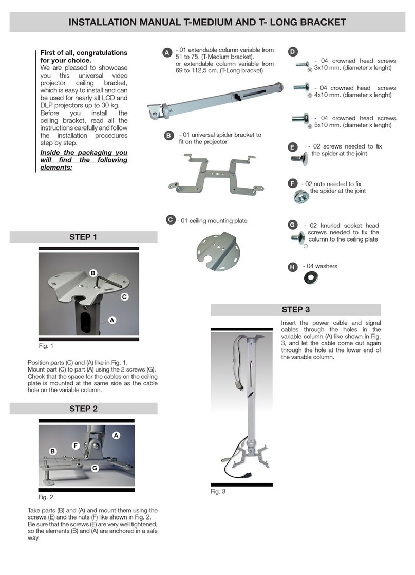 Screen Int T-MEDIUM installation manual Screen Int T-MEDIUM installation manual