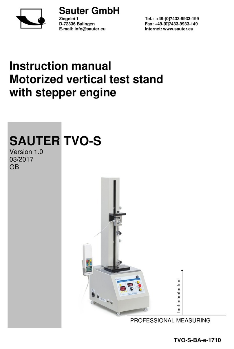 sauter TVO-S Series instruction manual