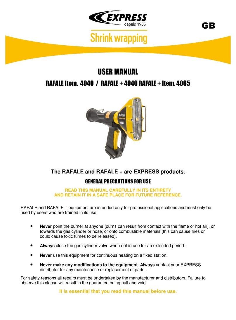 Express RAFALE 4040 user manual Express RAFALE 4040 user manual